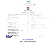 Tablet Screenshot of legendradio.com